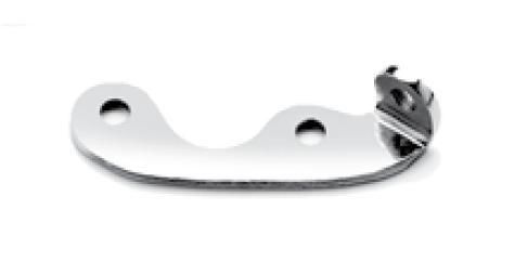 4S8X-PAUGHCO-212A Clutch Cable Bracket for Oil Tank Mounting Kit - Kick Start - (Bent Down)