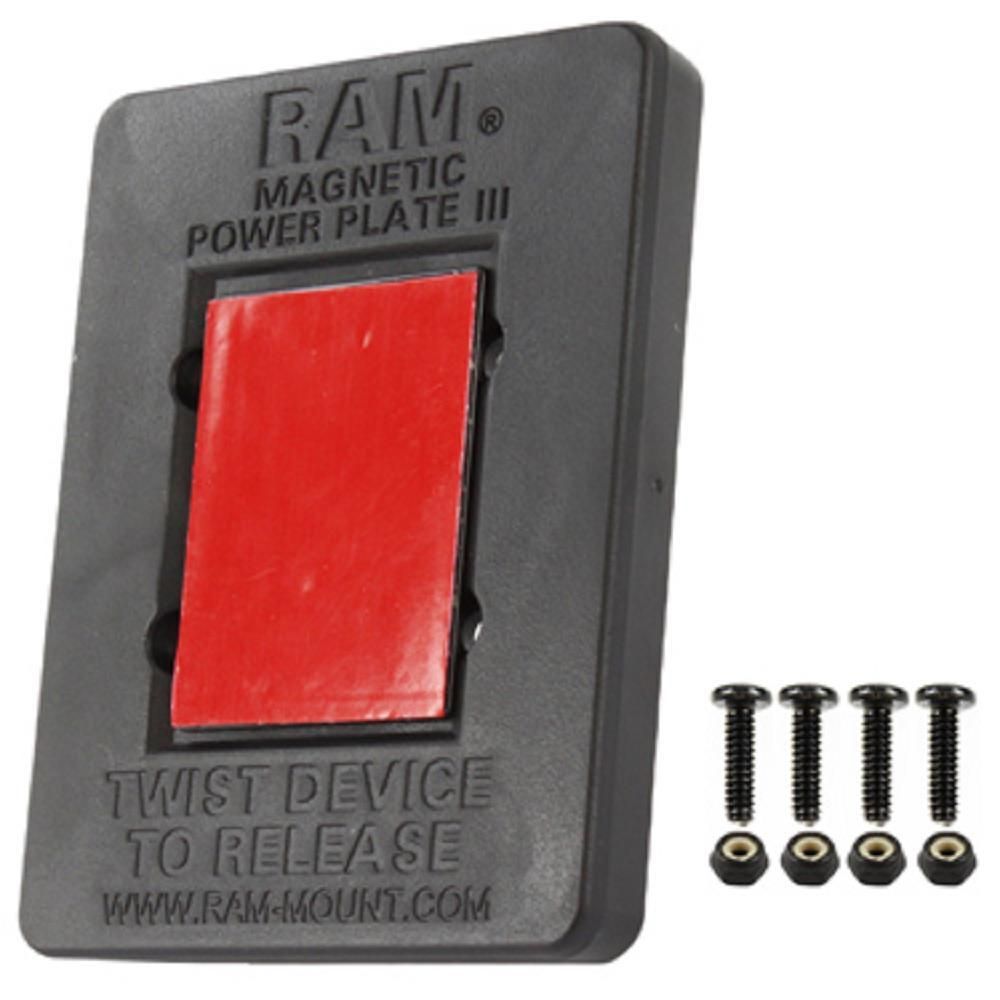 41S3-RAM-MOUNT-RAP-300-1U Magnetic Power Plate III for Radar Detectors/Cellphones