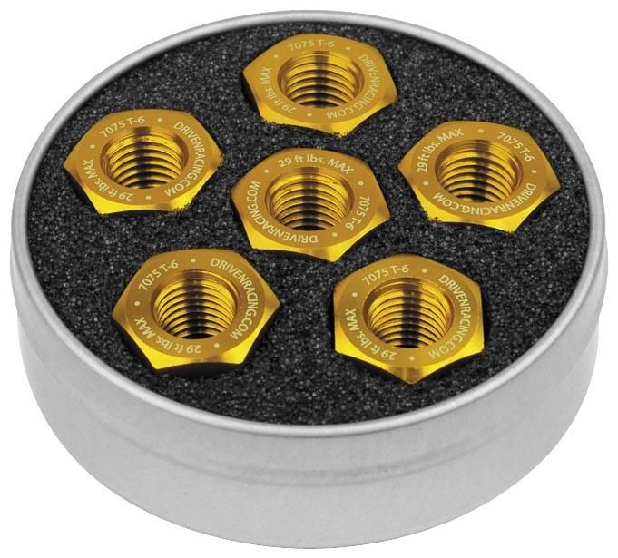 4QQY-DRIVEN-DSN-GD Sprocket Nuts - Gold