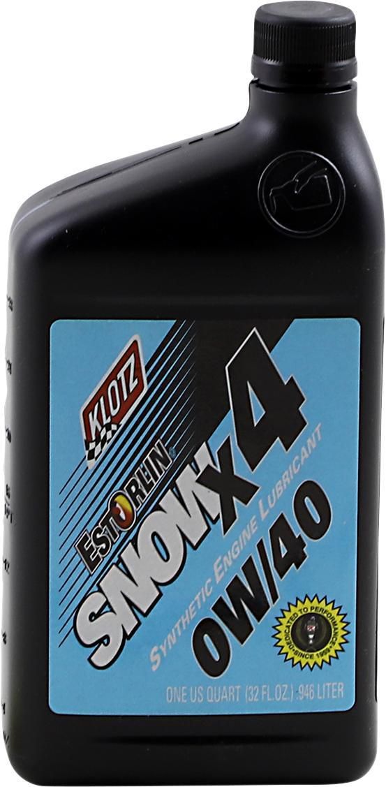 2WXD-KLOTZ-OIL-KE840 X4 Snow Oil - 0W-40 - 1 U.S. quart