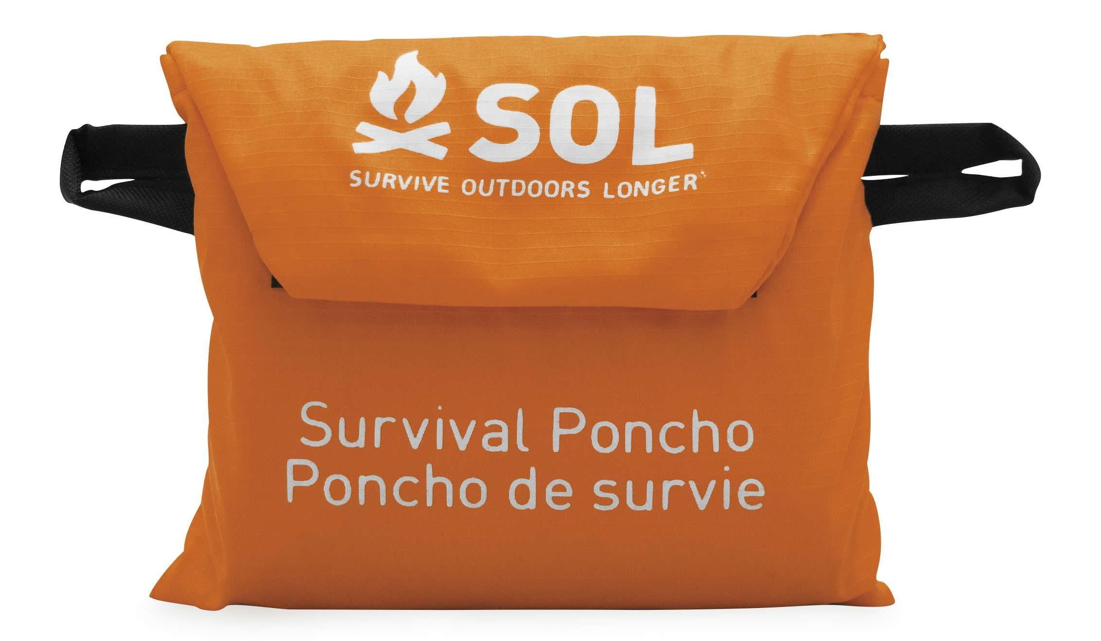 4JN6-ADVENTURE-M-0140-6000 Survive Outdoors Longer Survival Poncho