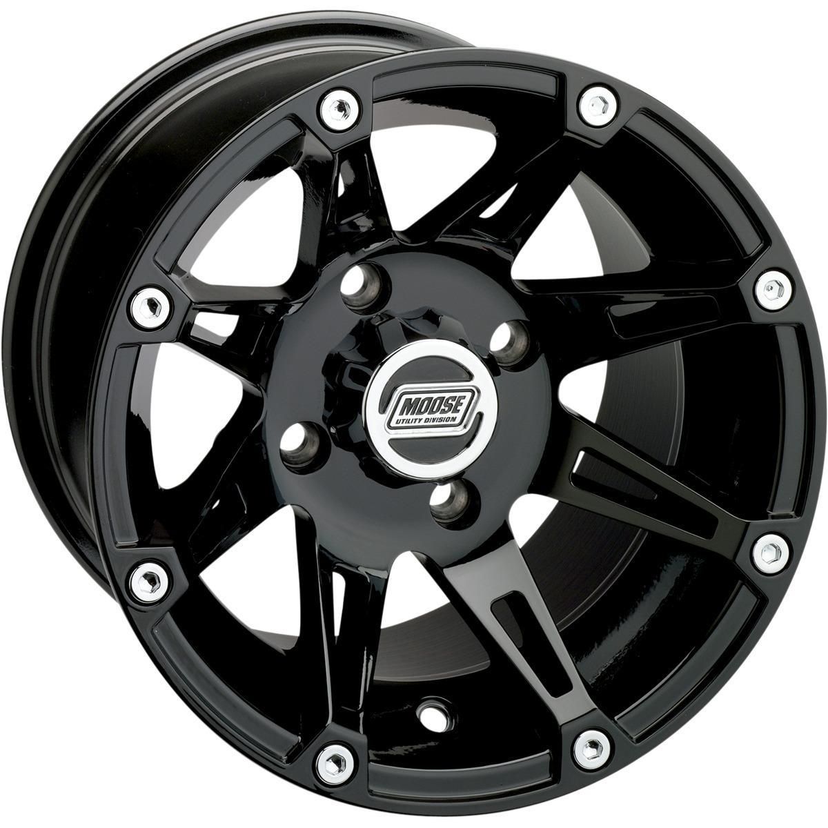 7ZR-MOOSE-UTILI-02300452 Type 387X Rear Wheel - 12x8 - 4+4 Offset - 4/156 - Black