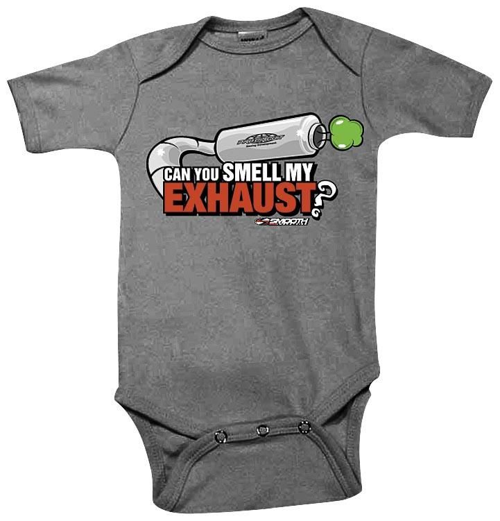 4NGO-SMOOTH-INDU-1605-101 Smell My Exhaust Infant Romper