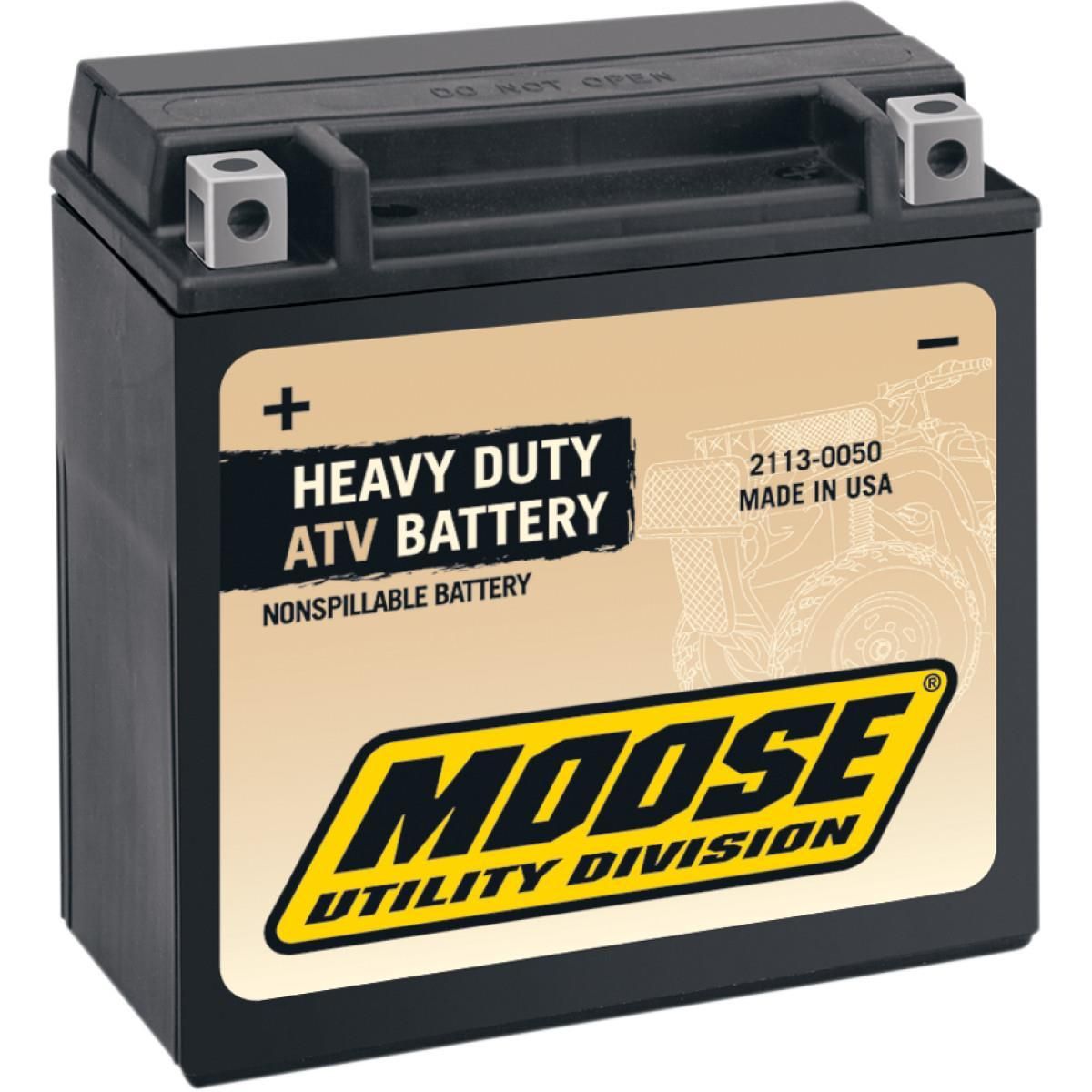 2956-MOOSE-UTILI-21130052 Factory-Activated AGM Maintenance-Free Battery