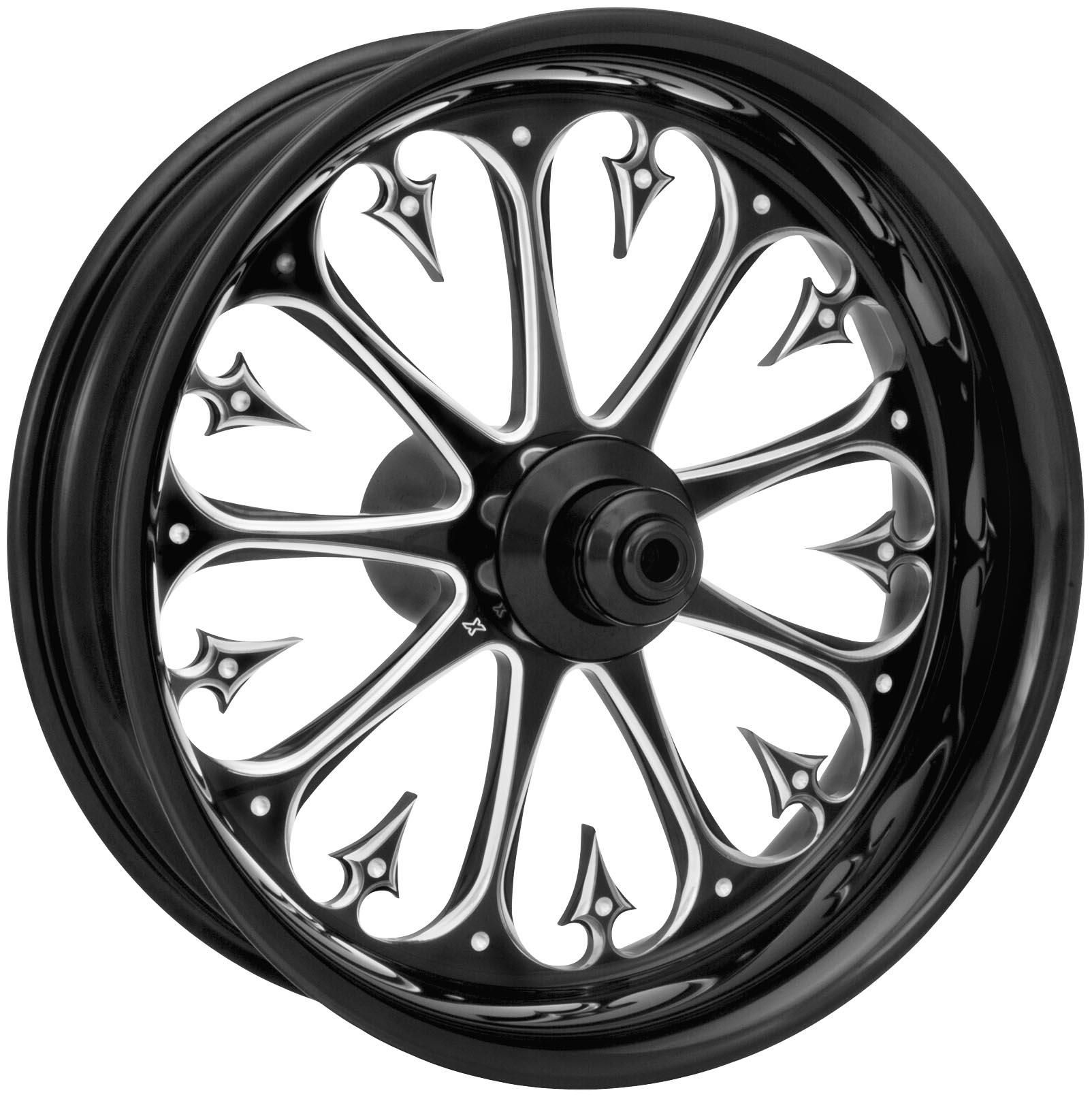 4DZR-XTRE-1240-7103R-XSL-BM Stiletto Single Disc Front Wheel - 21x2.15 - Black Cut