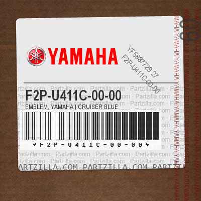 Yamaha; F2PU411C0000 Made by Yamaha Yamaha F2P-U411C-00-00 Emblem 