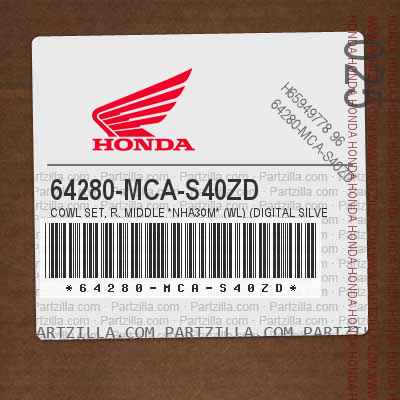64280-MCA-S40ZD COWLING