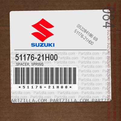 51176-21H00-000 Suzuki Spacer,spring 5117621H00000 New Genuine OEM Part 