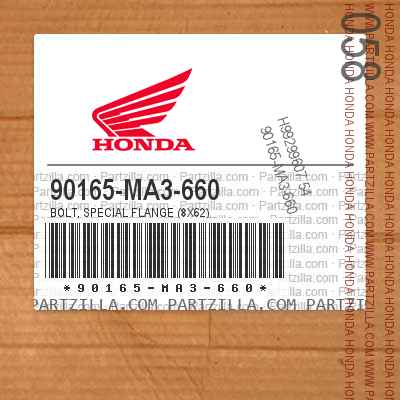 90165-MA3-660 BOLT, SPECIAL FLANGE (8X62)