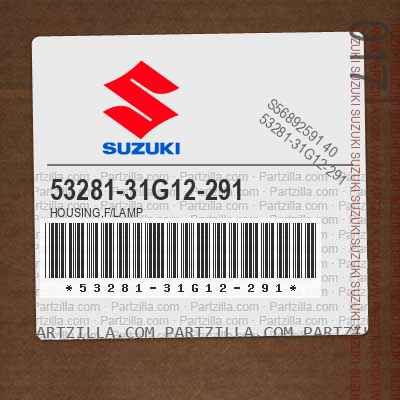 New Genuine OEM Part 53281-31G01-291 Suzuki Housing,fr lamp,r 5328131G01291 
