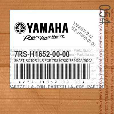 7RS-H1652-00-00 SHAFT, ROTOR | UR FOR 7RS3/7RS2 EF2400A/2600A