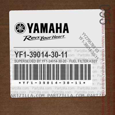 YF1-39014-30-11 Superseded by YF1-24014-30-20 - FUEL FILTER ASSY