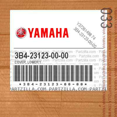 Yamaha 3B4-23123-00-00 Cover Lower 1; 3B4231230000 Made by Yamaha 