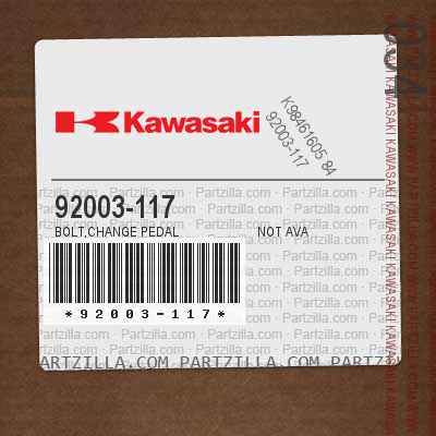 OEM Kawasaki 92003-117 Chrome Change Pedal Shifter Bolt H1 H1-A H2 92003 117