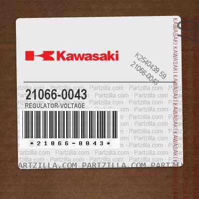 Kawasaki 21066-0043 - REGULATOR-VOLTAGE | Partzilla.com