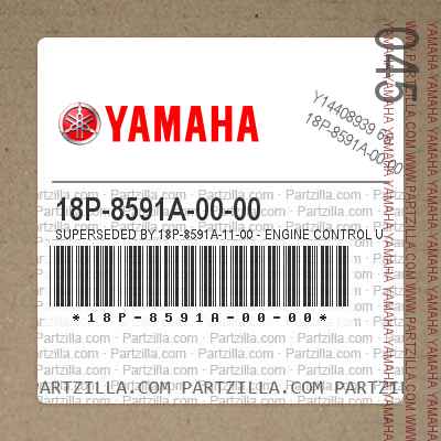 Yamaha 18P-8591A-00-00 Engine Control Unit Assembly; New # 18P-8591A-11-00 Made by Yamaha 