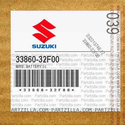 33860-32F00 WIRE, BATTERY (-)