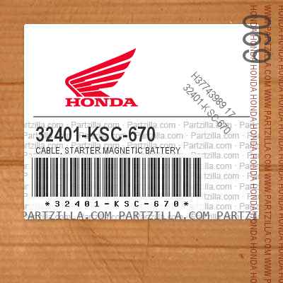 32401-KSC-670 STARTER MOTOR CABLE