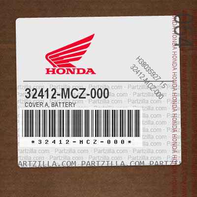 32412-MCZ-000 BATTERY COVER