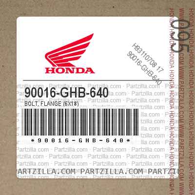 90016-GHB-640 FLANGE BOLT