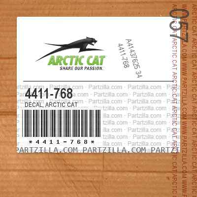 4411-768 Decal, Arctic Cat