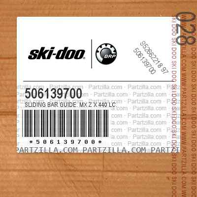 506139700 Sliding Bar Guide. MX Z x 440 LC.