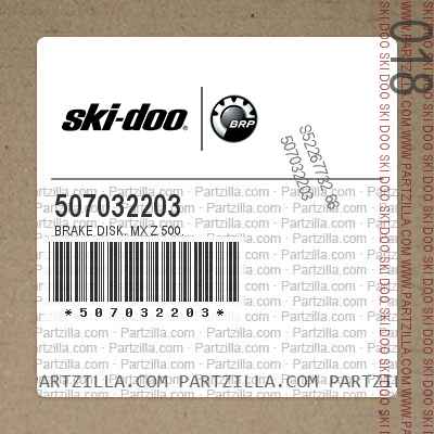 507032203 Brake Disk. MX Z 500.