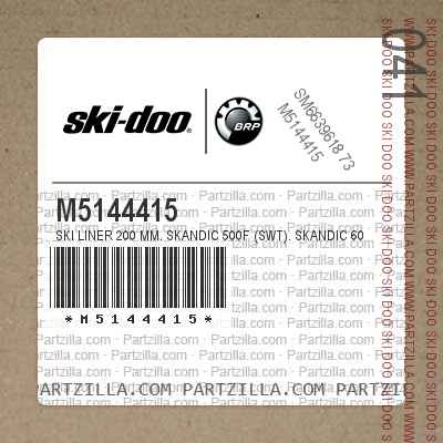 M5144415 Ski Liner 200 mm. Skandic 500F (SWT). Skandic 600.