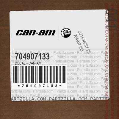 704907133 Decal - Can-Am