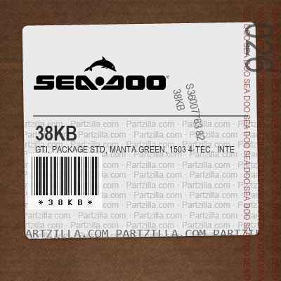 38KB GTI, Package STD, Manta Green, 1503 4-TEC.. International