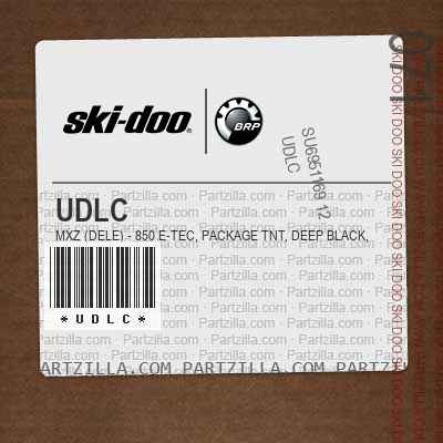 UDLC MXZ (DELE) - 850 E-TEC, Package TNT, Deep Black, Deep Black.. North America
