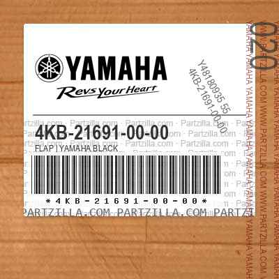 4KB-21691-00-00 FLAP | YAMAHA BLACK