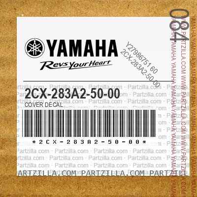 2CX-283A2-50-00 COVER DECAL