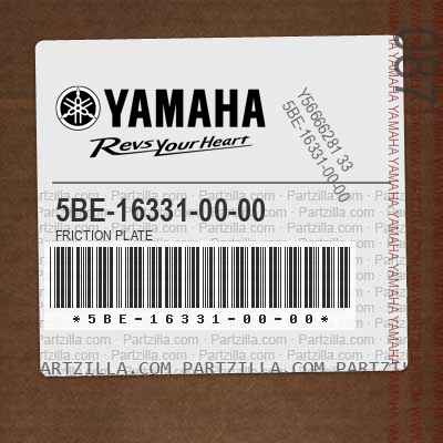 5BE-16331-00-00 FRICTION PLATE