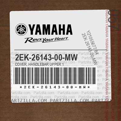 2EK-26143-00-MW COVER, HANDLEBAR UPPER 1