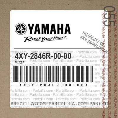 4XY-2846R-00-00 PLATE