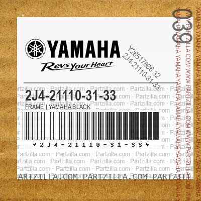 2J4-21110-31-33 FRAME | YAMAHA BLACK