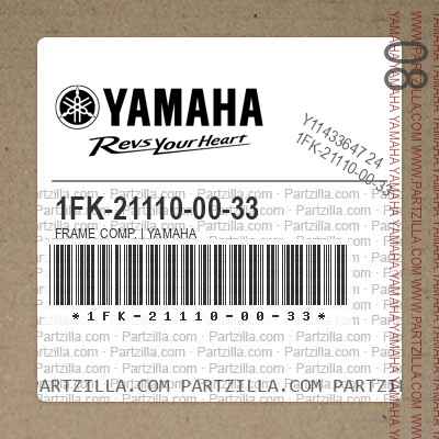 1FK-21110-00-33 FRAME COMP. | YAMAHA