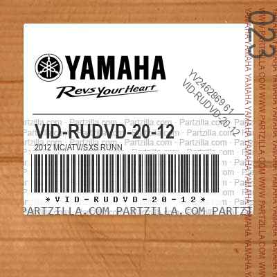 VID-RUDVD-20-12 2012 MC/ATV/SXS RUNN                                                                                 