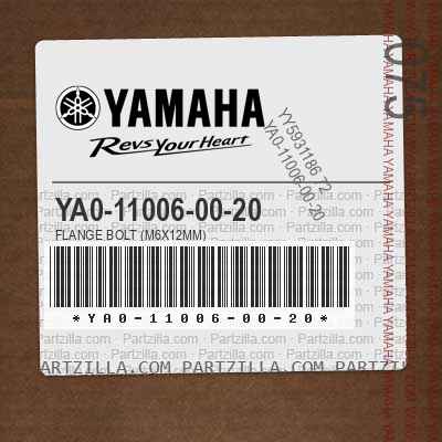 YA0-11006-00-20 FLANGE BOLT (M6X12MM)