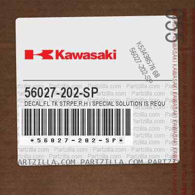 56027-202-SP DECAL,FL TK STRPE,R.H | SPECIAL SOLUTION IS REQUIRED