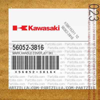 Kawasaki OEM Mark Handle Cover Jet 56052-3816 
