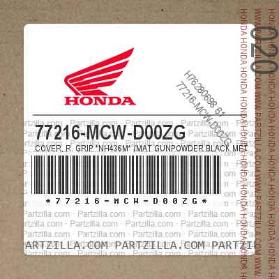 77216-MCW-D00ZG COVER