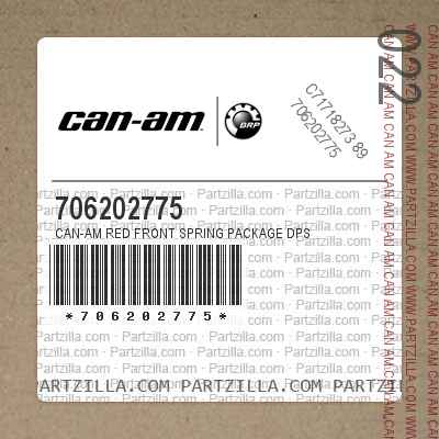 706202775 Can-Am Red Front Spring Package DPS