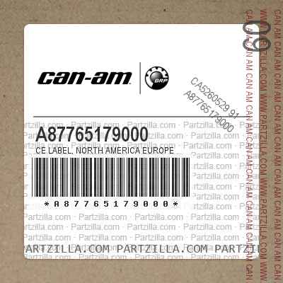 A87765179000 CE Label, North America Europe