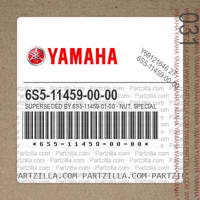 Yamaha OEM NUT SPECIAL 6S5-11459-01-00 