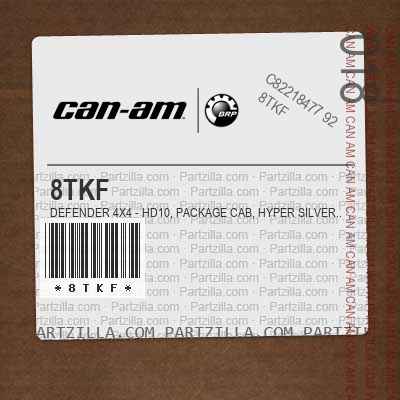 8TKF Defender 4X4 - HD10, Package CAB, Hyper Silver.. North America