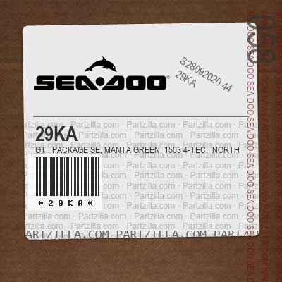 29KA GTI, Package SE, Manta Green, 1503 4-TEC.. North America