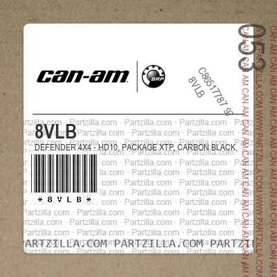8VLB Defender 4X4 - HD10, Package XTP, Carbon Black, Visco-Lok QE with lock diff.. North America