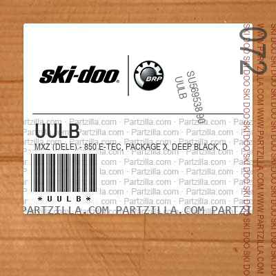 UULB MXZ (DELE) - 850 E-TEC, Package X, Deep Black, Deep Black.. North America